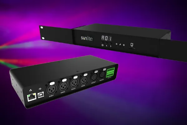 Новый DMX-интерфейс на 3072 каналов - SUNLITE - RC Новый DMX-интерфейс на 3072 каналов - SUNLITE - RC