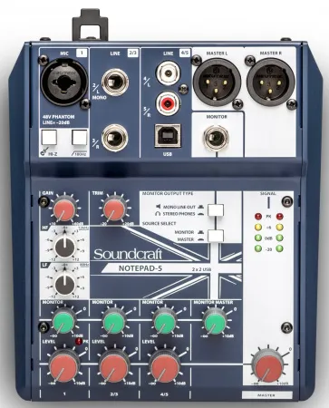 Купить Soundcraft Notepad-5 по выгодной цене в Краснодаре