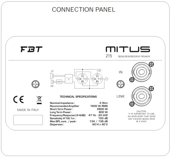 FBT MITUS 215 FBT MITUS 215
