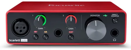Купить FOCUSRITE Scarlett Solo 3rd gen по выгодной цене в Краснодаре