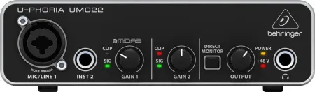 Купить BEHRINGER UMC22 по выгодной цене в Краснодаре