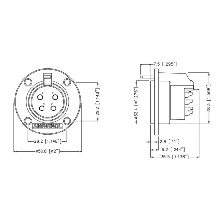 AMPHENOL AP-6-13 AMPHENOL AP-6-13