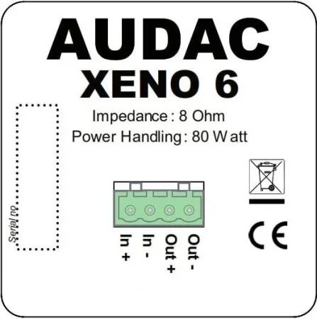 Купить AUDAC XENO6/W по выгодной цене в Краснодаре