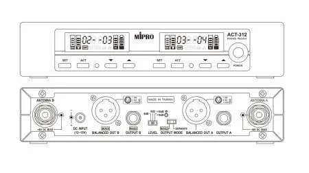 Купить Mipro ACT-312 (620-644 MHz) по выгодной цене в Краснодаре