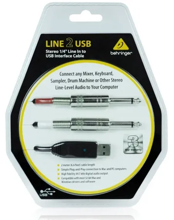 Купить BEHRINGER LINE2USB по выгодной цене в Краснодаре