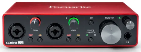 Купить FOCUSRITE Scarlett 2i2 3rd gen по выгодной цене в Краснодаре