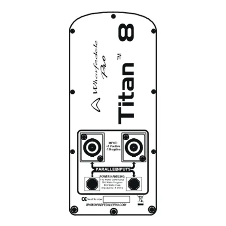 WHARFEDALE PRO TITAN 8 Black