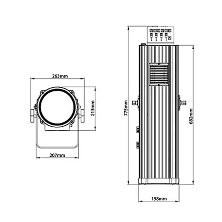 Купить JEG 1543 LED FOLLOW SPOT 350 по выгодной цене в Краснодаре