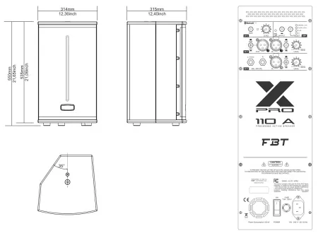 Купить FBT X-PRO 110A по выгодной цене в Краснодаре