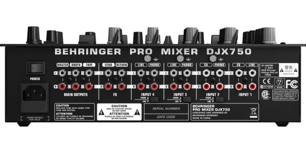 BEHRINGER DJX750 BEHRINGER DJX750