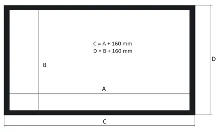 Kauber Frame Velvet Cinema, 136” 16:9 WOVEN