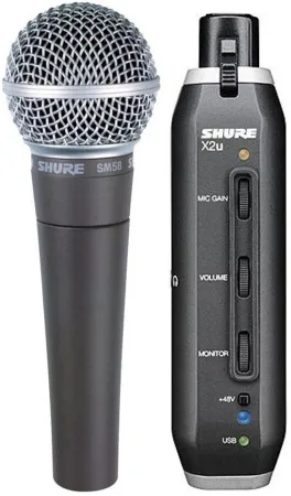 Купить SHURE SM58-X2U по выгодной цене в Краснодаре