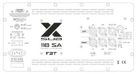 Купить FBT X-SUB 118SA по выгодной цене в Краснодаре
