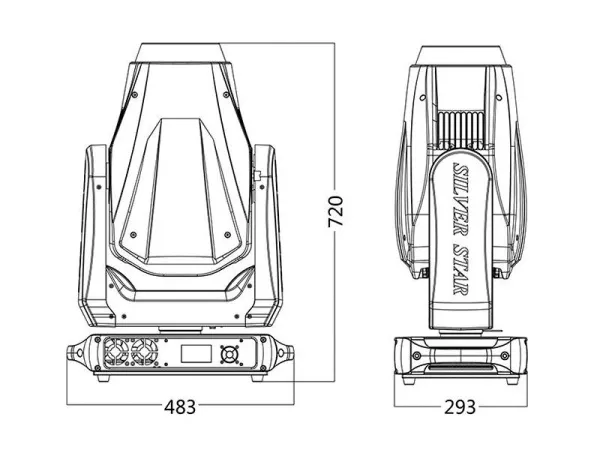 SILVER STAR SS661SC PLUTO 600 SPOT