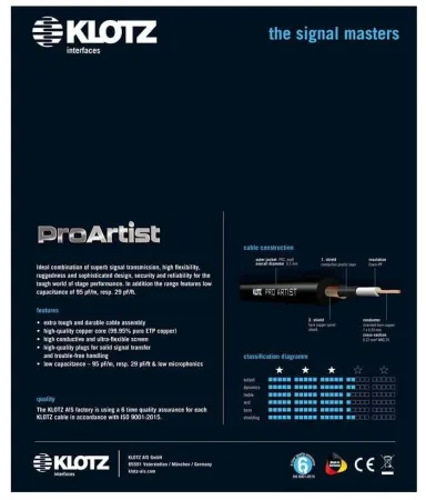 KLOTZ PRON090PP PRO ARTIST