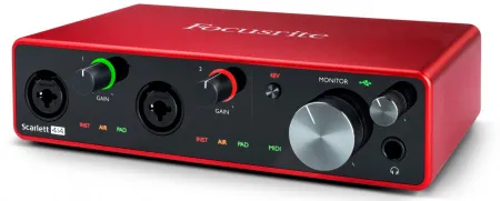 Купить FOCUSRITE Scarlett 4i4 3rd Gen по выгодной цене в Краснодаре