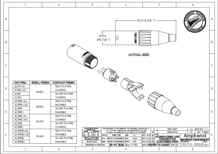 Купить AMPHENOL AC3MCP по выгодной цене в Краснодаре