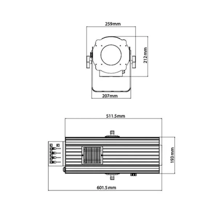 Купить JEG 1540 LED FOLLOW SPOT 350 по выгодной цене в Краснодаре