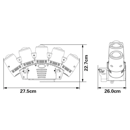Купить STAGE4 FAN 5x40XW по выгодной цене в Краснодаре